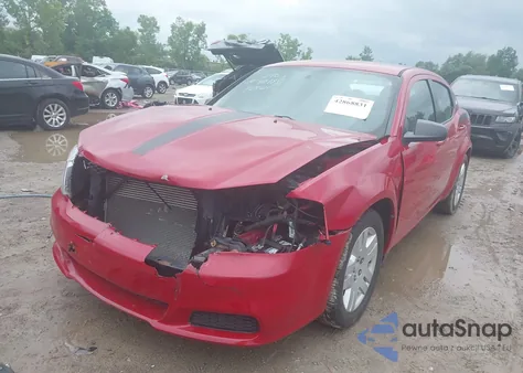 2013 Dodge Avenger Se from USA, damaged, VIN 1C3CDZAB5DN731381